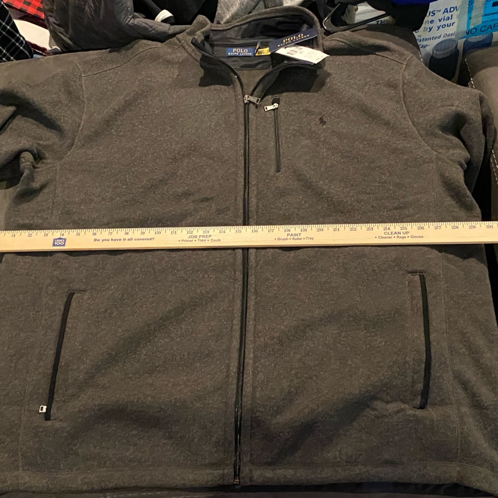 COPY - New 3xlt grey and black polo Ralph Lauren jacket. Super nice andwarm bla…